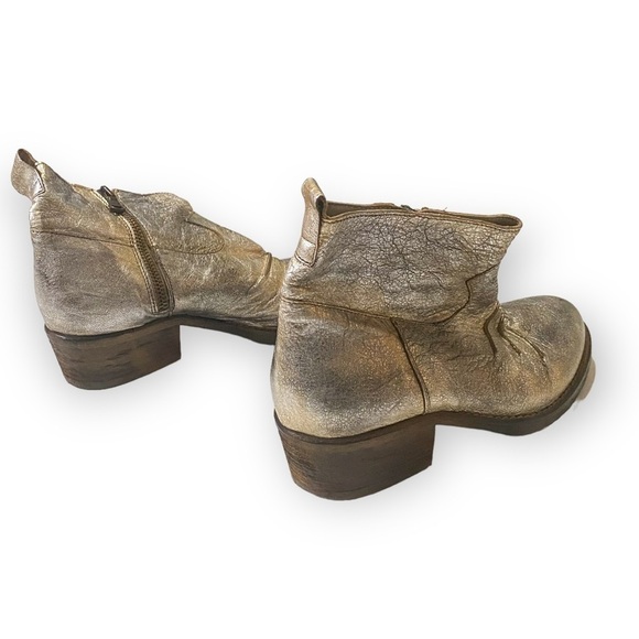 Elena Iachi Ankle boots‎ in Distressed Metallic leather, Size 37EU - Picture 5 of 14